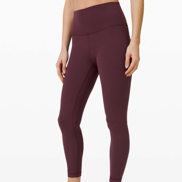 lululemon athletica Pants - Lululemon LIKE NEW!- High Rise Align Pant 28" Nulu- Deep Rouge/ Bordeaux- Size 4